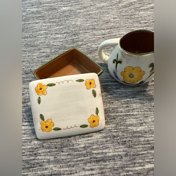 MCM STANGL Terra Rose Cigarette/ Box Della Ware Laurite Creamer - Picture 2 of 16